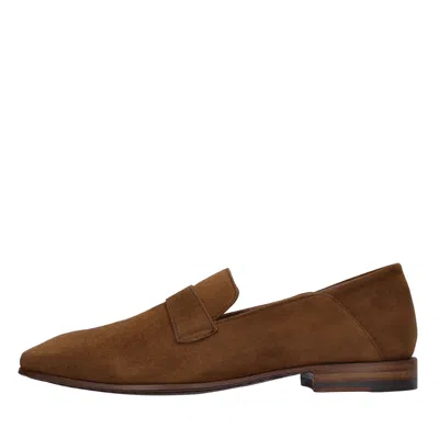 Pantanetti Flat Shoes In Marrone Scuri