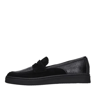 Pantanetti Flat Shoes In Nero Scuri