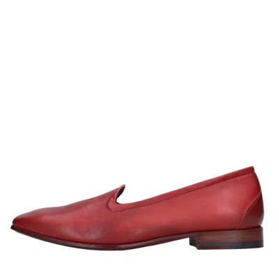 Pantanetti Flat Shoes In Rosso Vivaci