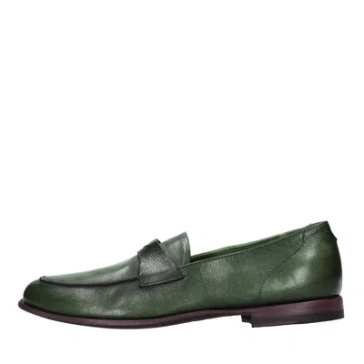 Pantanetti Flat Shoes In Verde Blu E Verdi