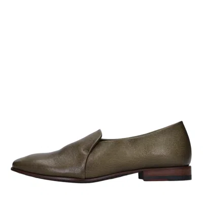 Pantanetti Flat Shoes In Green