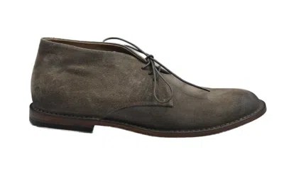 Pantanetti Low-cut Suede Shoes With Rounded Toe In Green