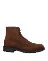 Pantanetti Man Ankle Boots Brown Size 10 Soft Leather In Brown