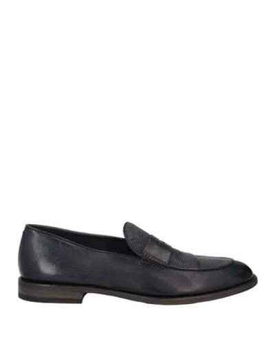 Pantanetti Man Loafers Black Size 7 Leather