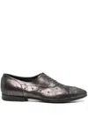 Pantanetti Metallic Derby Shoes In Metallic