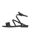 Pantanetti Sandals Black In Nero Neri E Grigi