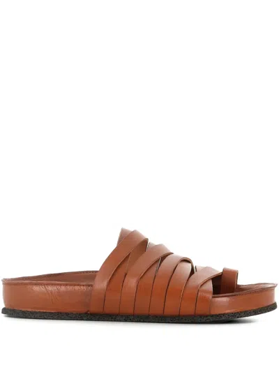 Pantanetti Strappy Leather Sandals