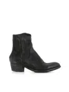 Pantanetti Leather Ankle Boots In Black