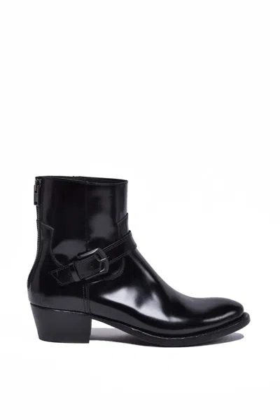 Pantanetti Texan Ankle Boot - Black