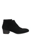 Pantanetti Woman Ankle Boots Black Size 7 Leather