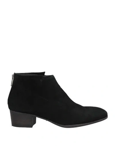 Pantanetti Woman Ankle Boots Black Size 7 Leather