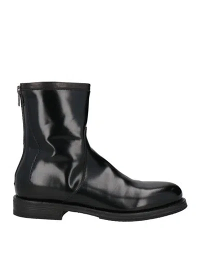 Pantanetti Woman Ankle Boots Black Size 7 Leather