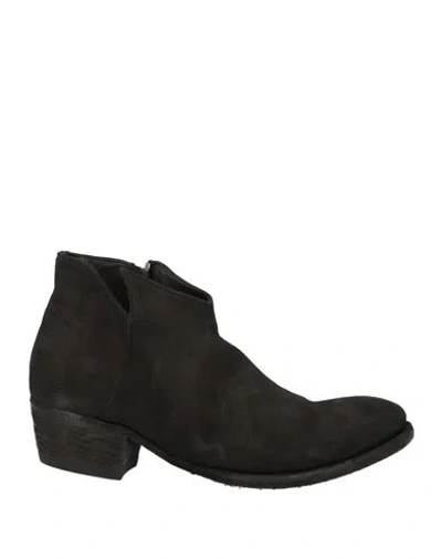 Pantanetti Woman Ankle Boots Black Size 7 Leather In Black