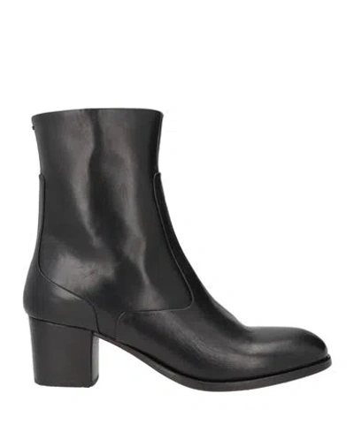 Pantanetti Woman Ankle Boots Black Size 8 Leather