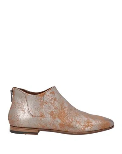 Pantanetti Woman Ankle Boots Brown Size 7 Leather