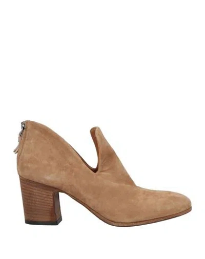 Pantanetti Woman Ankle Boots Sand Size 7 Leather