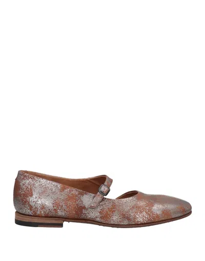 Pantanetti Ballet Flats In Brown