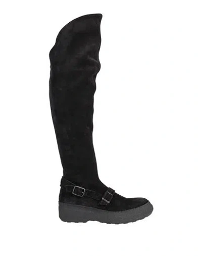 Pantanetti Woman Boot Black Size 7 Leather