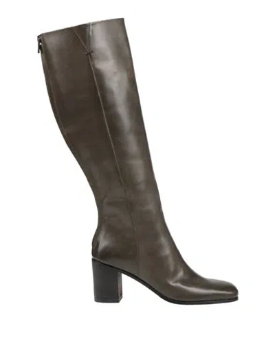 Pantanetti Woman Boot Black Size 7 Leather In Brown