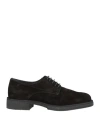 Pantanetti Woman Lace-up Shoes Black Size 6 Leather
