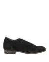 Pantanetti Woman Lace-up Shoes Black Size 7 Leather
