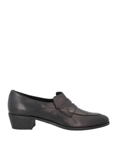 Pantanetti Woman Loafers Black Size 7 Leather