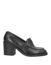 Pantanetti Woman Loafers Black Size 7 Leather