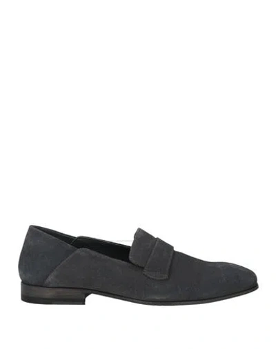 Pantanetti Woman Loafers Charcoal Size 7 Leather In Gray