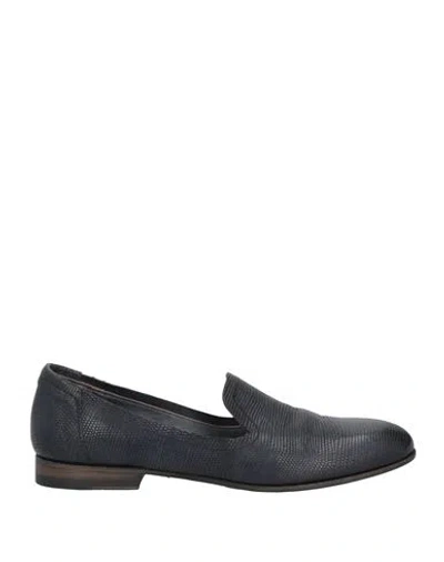 Pantanetti Woman Loafers Navy Size 11 Leather