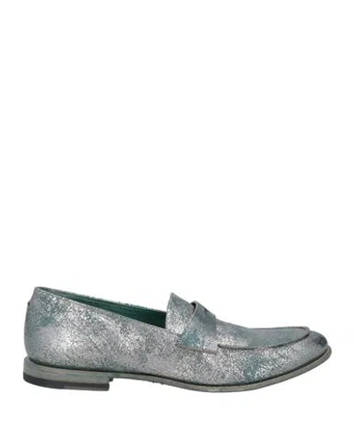 Pantanetti Woman Loafers Turquoise Size 7.5 Leather In Blue