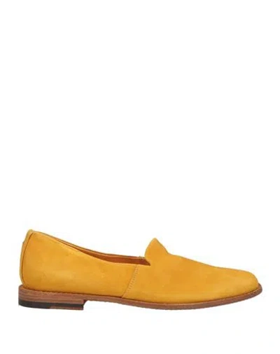 Pantanetti Woman Loafers Yellow Size 8 Leather