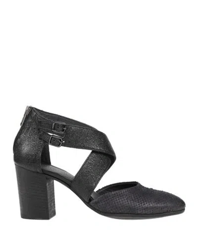Pantanetti Woman Pumps Midnight Blue Size 7 Leather