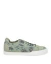 Pantanetti Woman Sneakers Sage Green Size 9 Textile Fibers In Sage Green