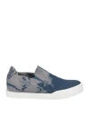 Pantanetti Woman Sneakers Slate Blue Size 9 Textile Fibers
