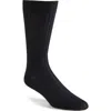 Pantherella Cotton Blend Mid Calf Dress Socks In Navy 08