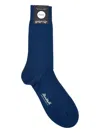 Pantherella Logo-detail Socks In Blue