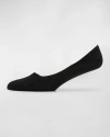 Pantherella Men's Monaco Egyptian Cotton No-show Socks In Black