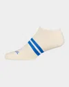 Pantherella Men's Sprint Invisible Cushioned Socks In Beige