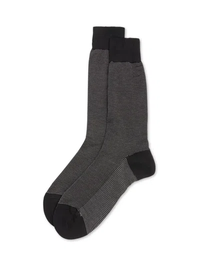 Pantherella Men's Tewkesbury Fil D'ecosse Socks In Black