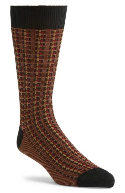 Pantherella Randolph Cotton Blend Dress Socks In Multi