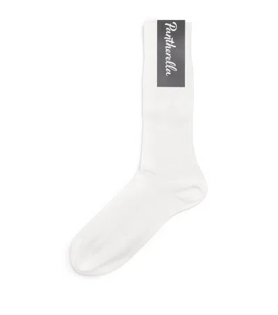 Pantherella Ribbed Danvers Socks In White