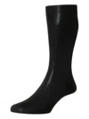 Pantherella Ribbed Socks In Black