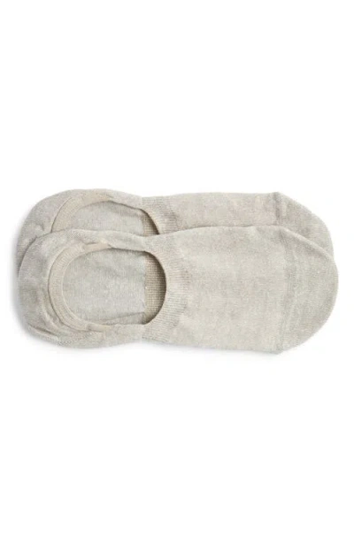 Pantherella Sirocco Linen & Cotton Blend No-show Socks In Neutral