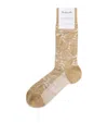 Pantherella X Sanderson Cotton-blend Cantaloupe Socks