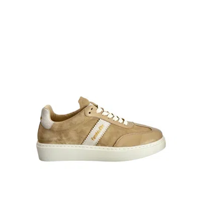 Pantofola D'oro Beige Suede Men Men's Sneaker In Multi