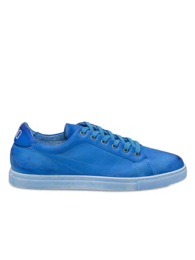 Pantofola D'oro Blue Buffalo Leather Sneakers