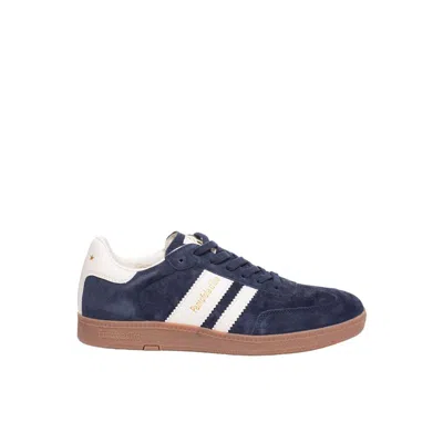 Pantofola D'oro Blue Suede Men Men's Sneaker In Multi