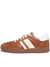 Pantofola D'oro Bomber Low Calf Suede In Brown
