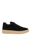 Pantofola D'oro Man Sneakers Black Size 8 Leather In Black