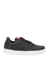 Pantofola D'oro Man Sneakers Black Size 9 Calfskin In Black